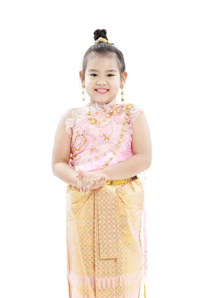 Портрет прекрасна дівчинка-Тайська — стокове фото