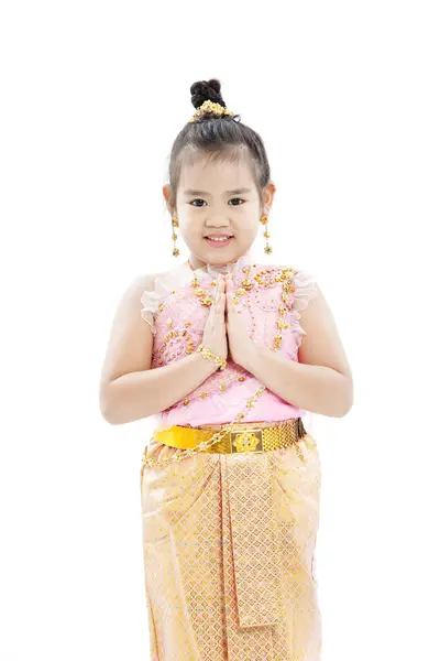 Retrato de hermosa niña tailandesa —  Fotos de Stock