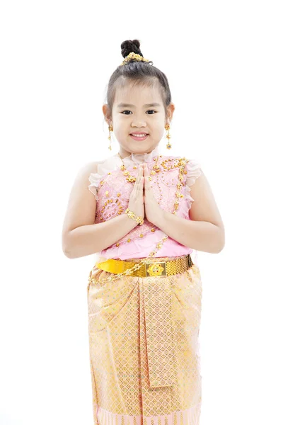 Portrait de belle petite fille thaïlandaise — Photo