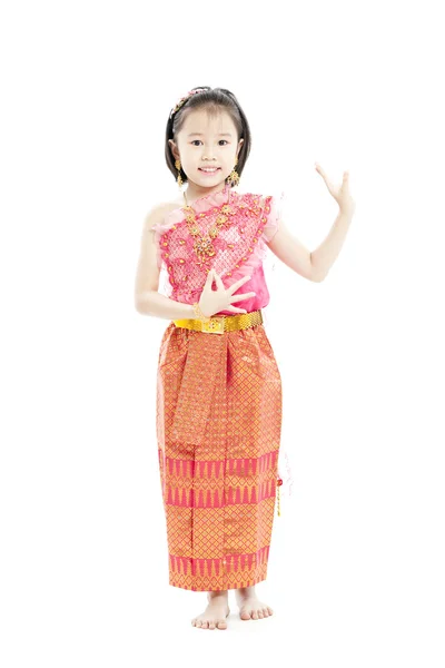 Retrato de niña tailandesa sonriente — Foto de Stock