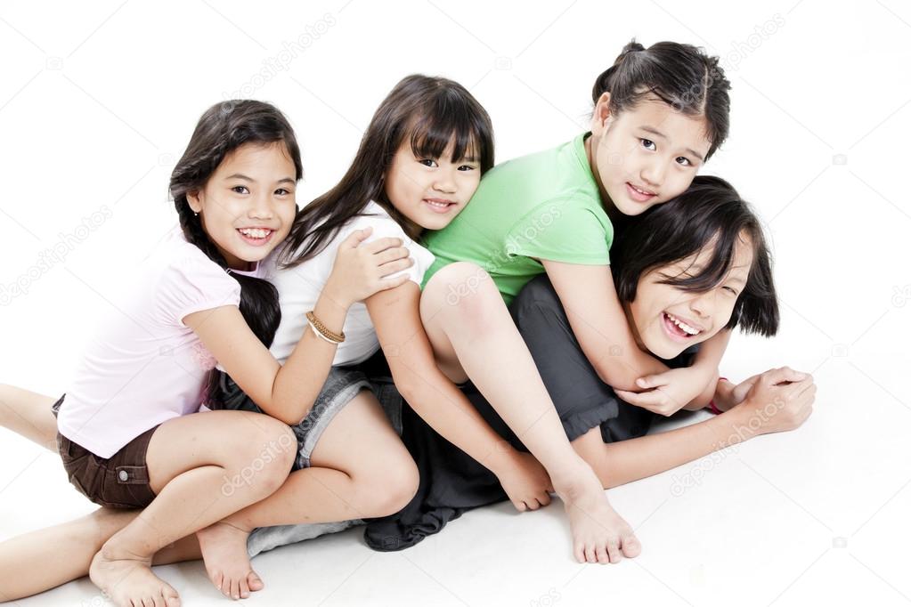Naked chinese man picture Asian girl playing