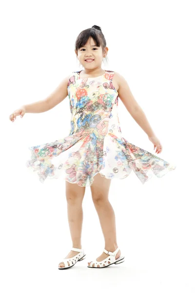 Malá holčička portrét (tanec) — Stock fotografie