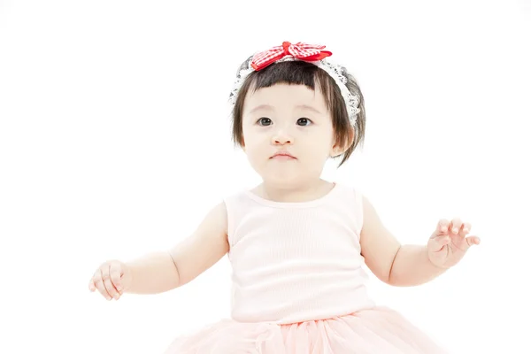 Portrait of funny little girl — Stock Photo, Image