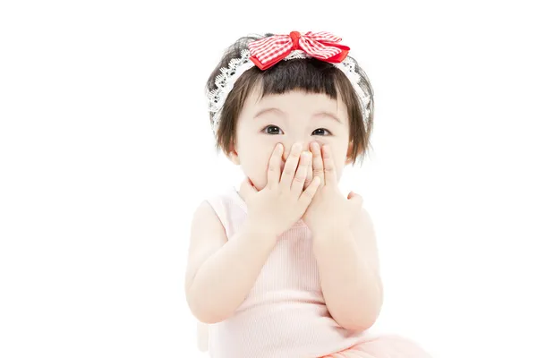 Retrato de menina engraçada — Fotografia de Stock