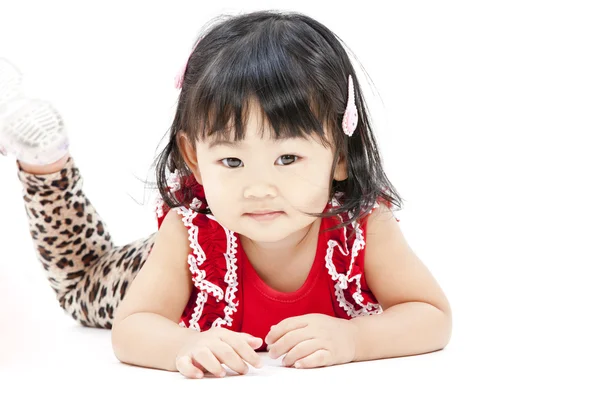 Portrait of lovely asian little girl — Stock Photo, Image