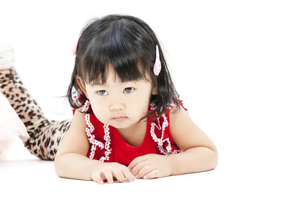 Retrato de linda menina asiática — Fotografia de Stock