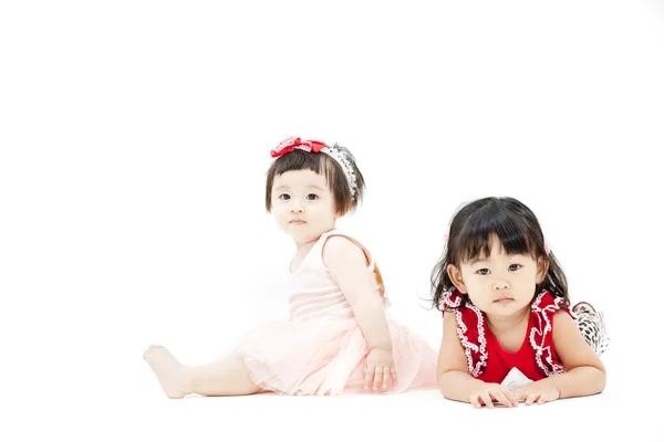 Portrait of cute asian girls — Stock Photo, Image