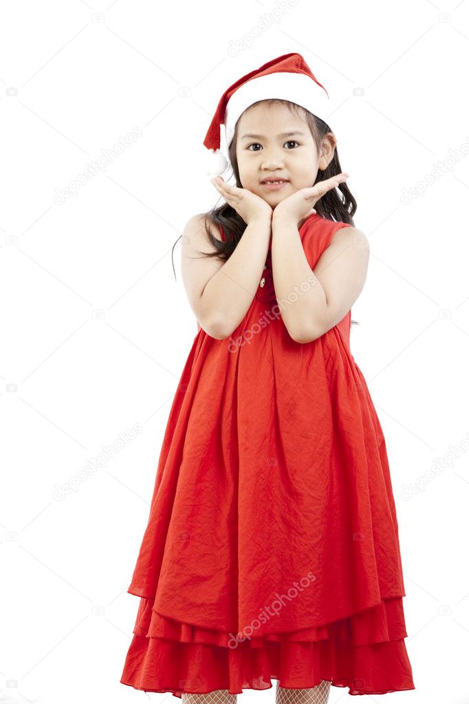 little girl santa dress