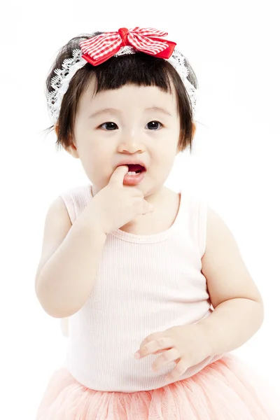 Portrait of pretty little girl — Stock Photo, Image