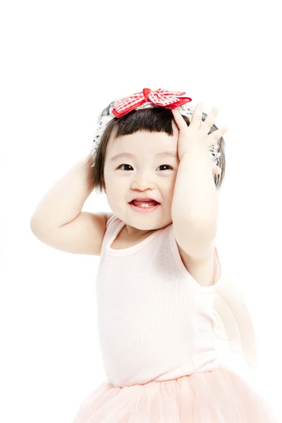 Portrait of lovely little girl — Stock Photo, Image