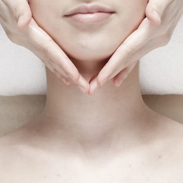 Masaje facial Fotos de stock libres de derechos