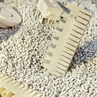 Endüstriyel plastik granül arka plan
