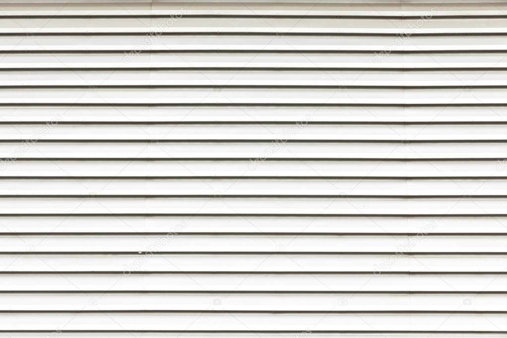 Closed blinds white background