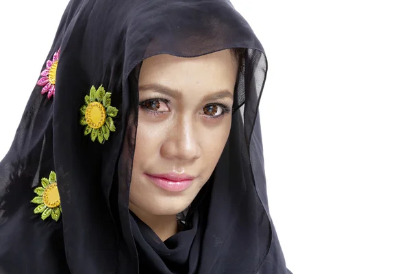Módní fotografie muslimské ženy — Stock fotografie