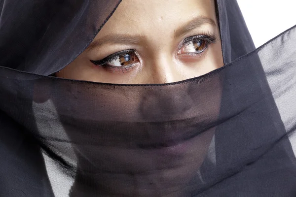 Fashion photo of Muslim woman — Stock Photo, Image