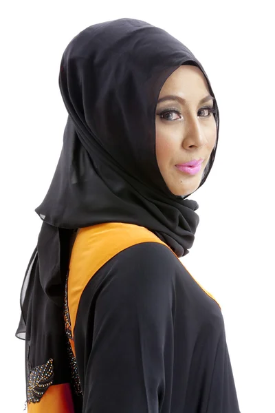 Femme musulmane avec foulard — Photo