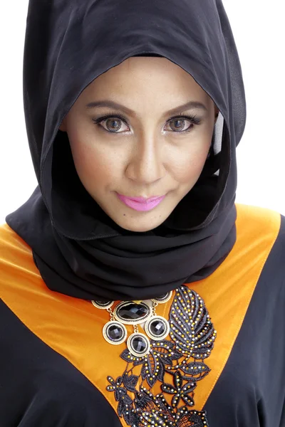 Femme musulmane avec foulard — Photo