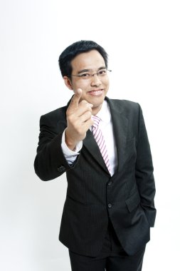 Genç iş adamı seni işaret ediyor.