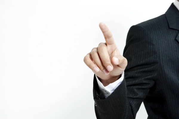 Businessman hand pointing — Stock Photo, Image