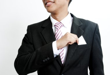 iş adamı boş not kartı yaptırmayı