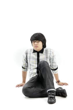 Asyalı adam düşünme