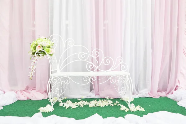 Цветочные свадебные украшения — стоковое фото