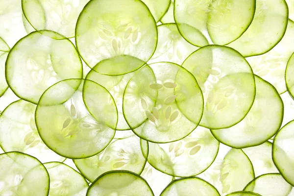 Fresh Cucumber and slices — Stock Photo, Image