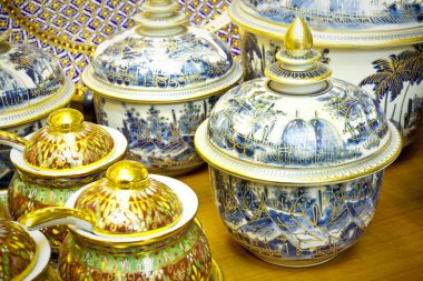 Tay Sanat beş renk çay kase ince