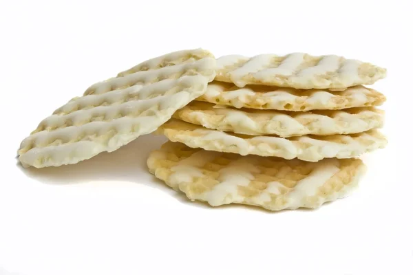 Sweet cookies isolated on a white background — Stock Photo, Image