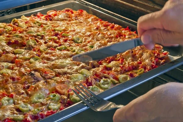 Fresh pizza — Stock Photo, Image