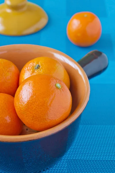 Tangerines in a bowl — Stock Photo, Image