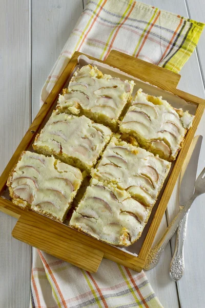 Apfelkuchen — Stockfoto