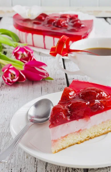 Festive table valentine's day — Stock Photo, Image