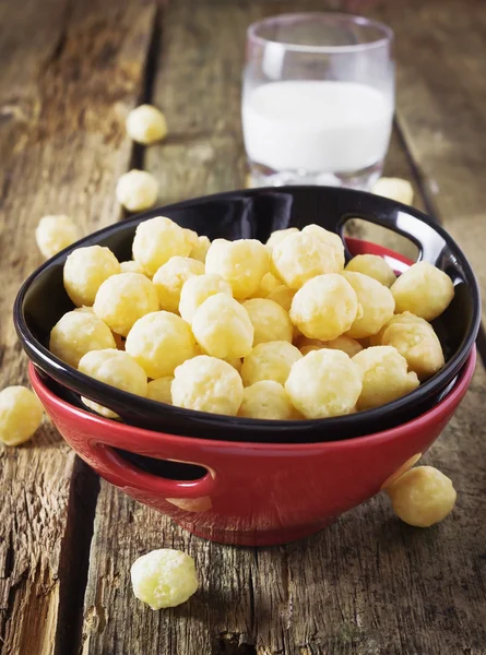 Sweet corn balls — Stock Photo, Image