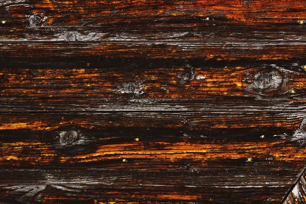 Fond en bois brun — Photo