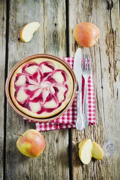 Torta de maçã — Fotografia de Stock