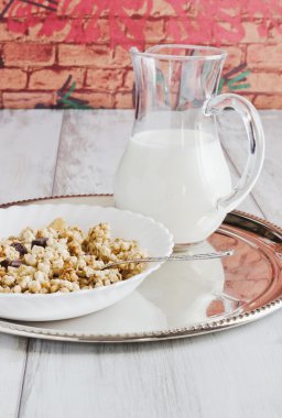süt ile Kahvaltı