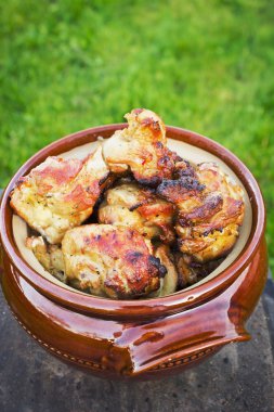 lezzetli tavuk parçaları