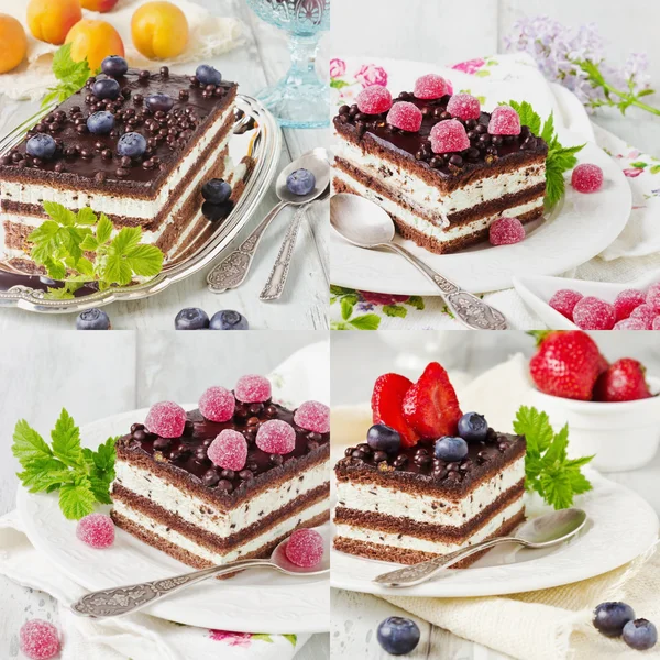 Verschiedene Festkuchen — Stockfoto