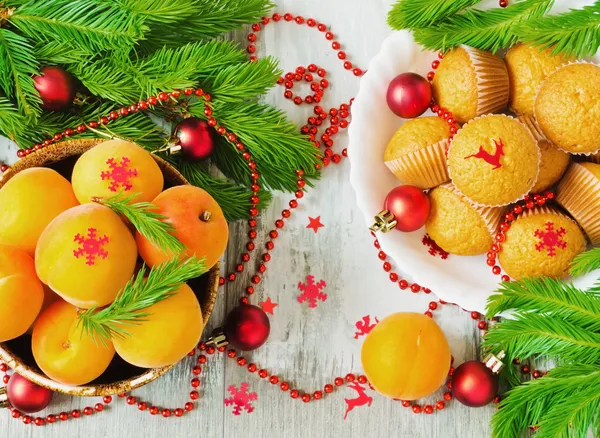 Kersttafel — Stockfoto