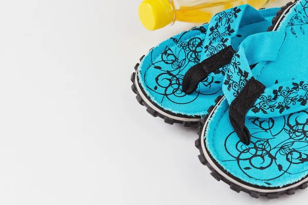 Beach slippers — Stock Photo, Image