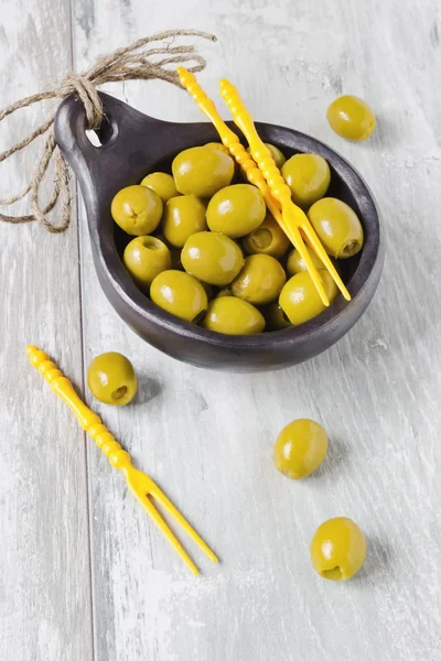 Marinated olives — Stock Photo, Image