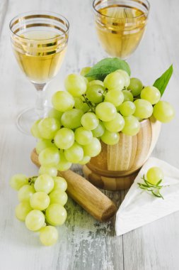 olgunlaşmış üzümler