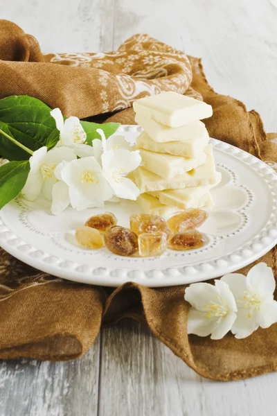 White chocolate — Stock Photo, Image