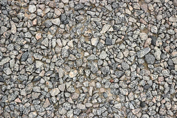 Small Stone Texture Gravel Background Design Dark Grey Closeup Small — Stock Photo, Image