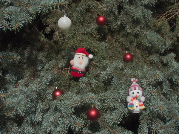 Brinquedos de decoração festivos — Fotografia de Stock