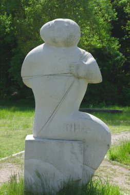 bir köle heykeli