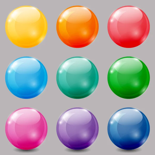 Boules colorées — Image vectorielle