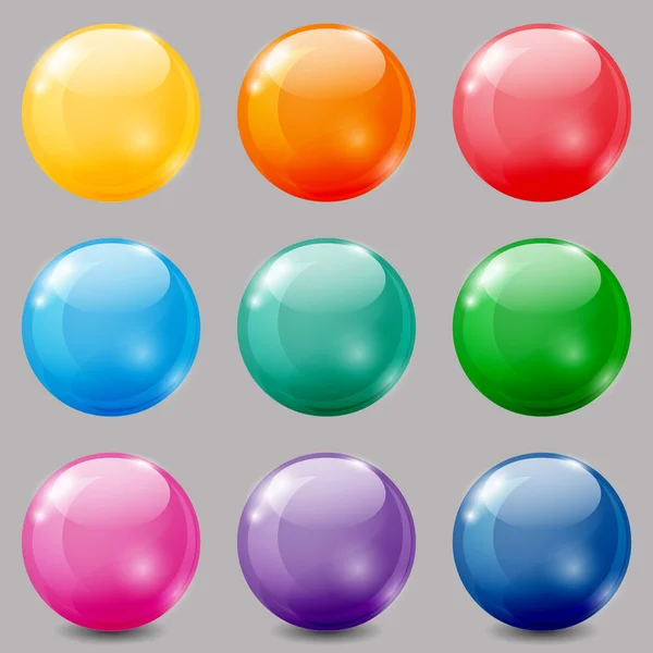 Bolas de colores — Vector de stock