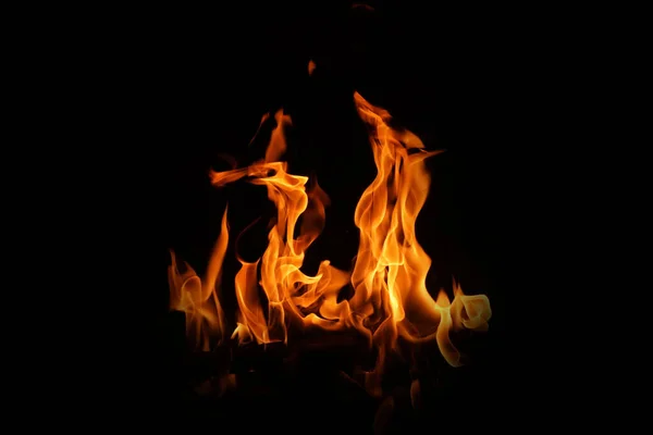 Fire Flames Black Background Abstract Fire Flame Background Fire Fire — Stock Photo, Image